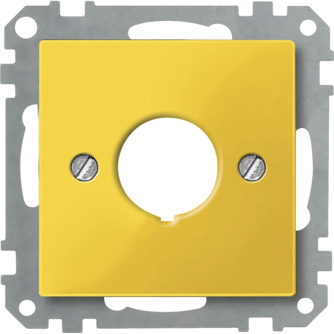 Merten Zentralplatte f.Not-Aus- 393803 schalter gelb System M
