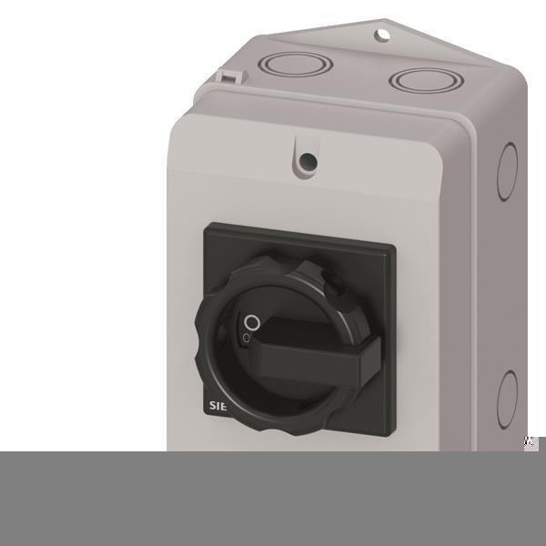 Siemens 3LD21641GP51 Hauptschalter 3p 25A 400V 9,5kW 1S+1Ö 1N-Klemme Isogeka.