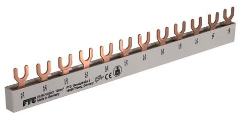 FTG Gabel E12 3p 210mm 10qmm ES31210 Sammelschiene Eurovario Hg GS