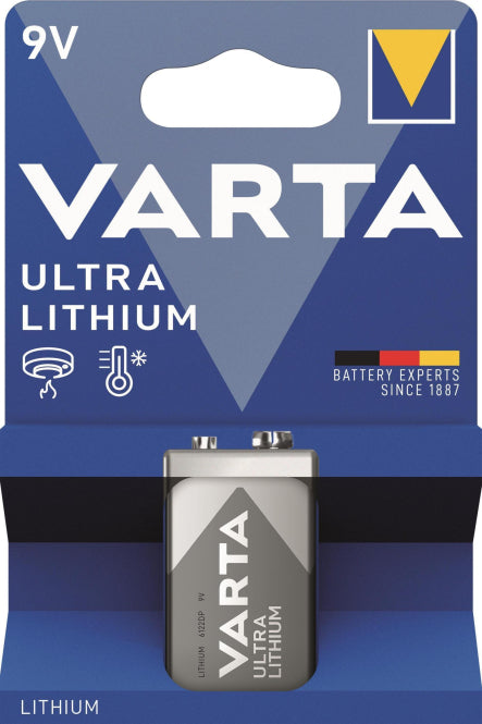VARTA Professional Lithium 6122 9-Volt Block **Blister a 1 Stück**