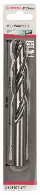 Bosch HSS-Spiralbohrer PointTeQ 13,0x151/101mm 2608577177