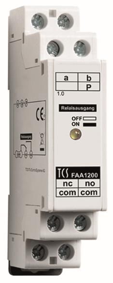 TCS Türöffner-Relais FAA1200-0400 zur Hutschinenmontage 1TE