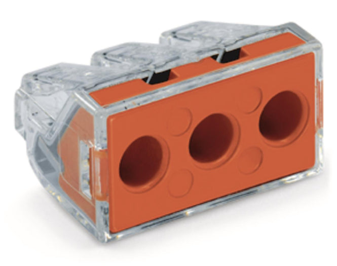 WAGO 773-173 Verbindungsdosenklemme,für ein-und mehrdrähtige Leiter,max. 6mm²