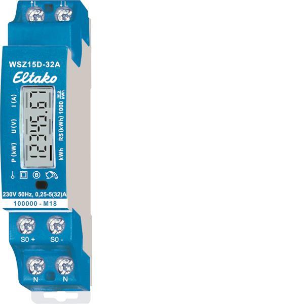 Eltako Wechselstromzähler WSZ15D-32A MID (V) MID geeicht 32A 28032015