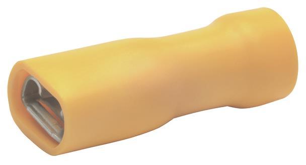 KLAU Flachsteckhülse 4-6qmm 750V Cuzn verzinnt Steckbreite 6,3mm