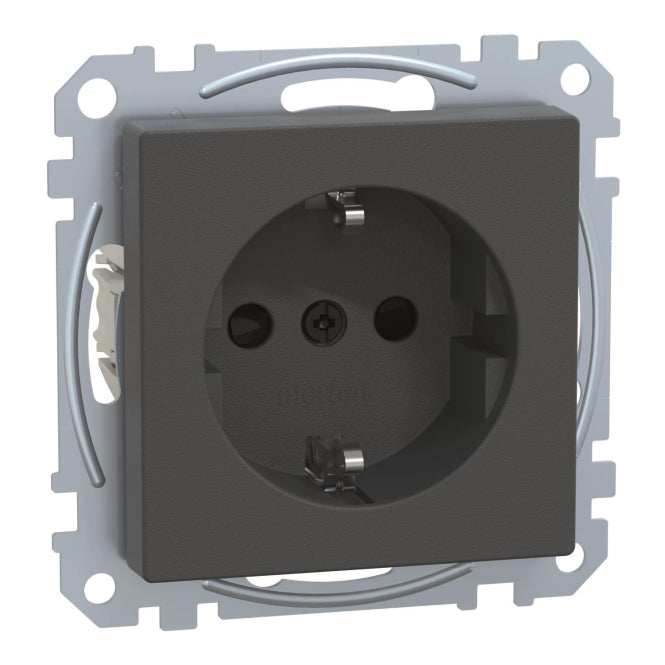Merten SCHUKO-Steckdose BRS MEG2300-0414 StK anthrazit System M