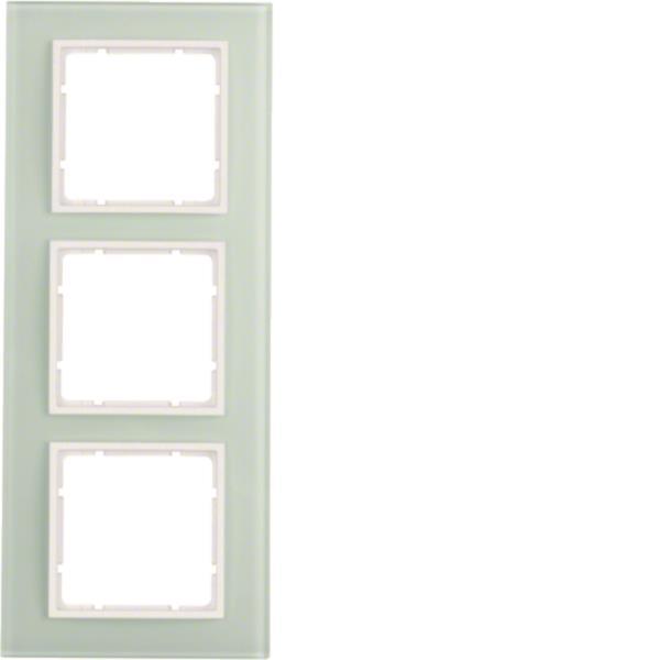 BER B7 Rahmen 10136909 3fach Glas polarweiss
