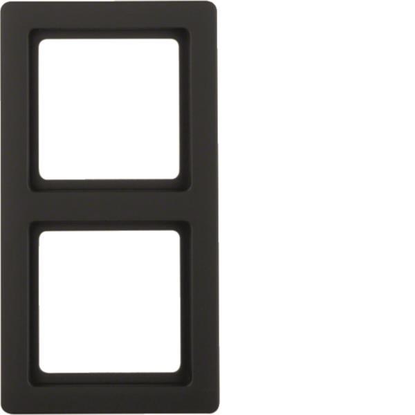 Berker Rahmen Q.1 2-fach 10126086 samt anthrazit,