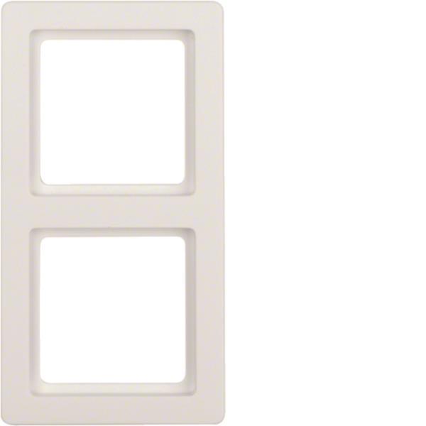 BER Q1 Rahmen 10126089 2fach polarweiss samt