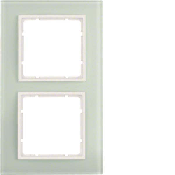 BER B7 Rahmen 10126909 2fach Glas polarweiss