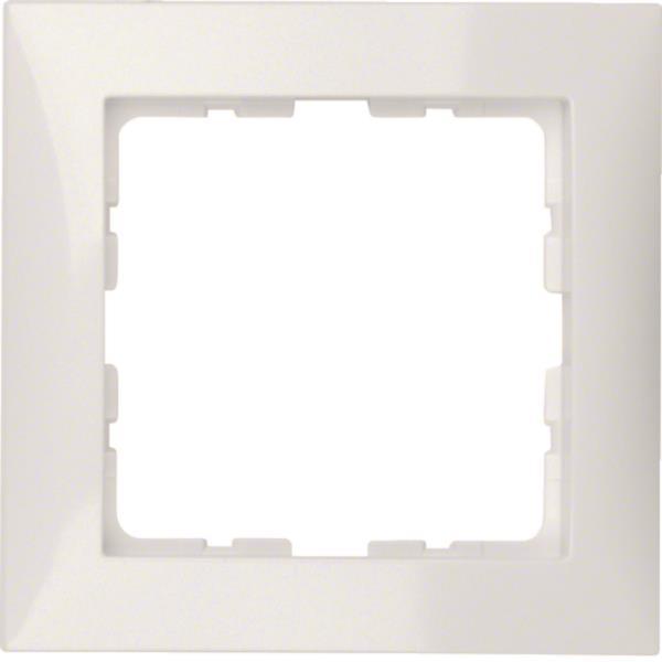 BER S1 Rahmen 10118989 1fach polarweiss glänzend