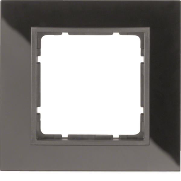 BER B7 Rahmen 10116616 1fach Glas schwarz