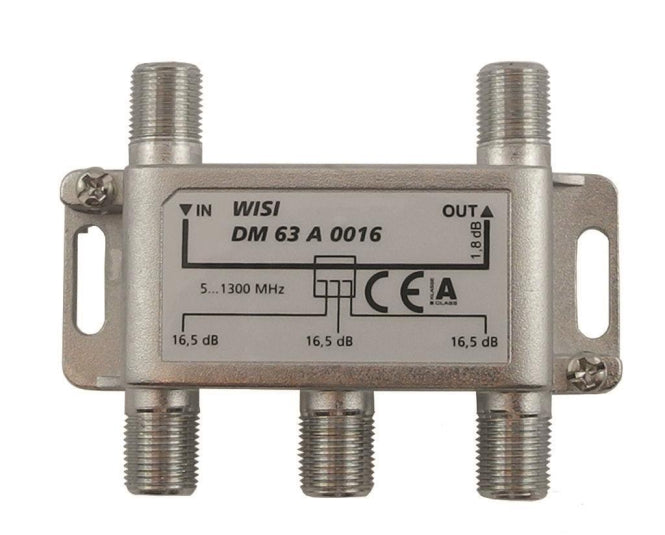 WISI 3-fach Abzweiger DM63A0016 5-1300MHz 16dB Klasse A (+10dB)
