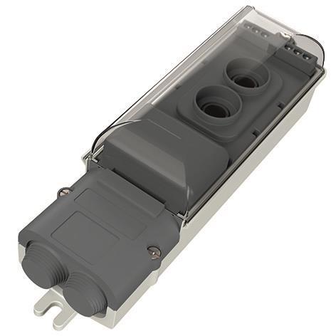 Mennekes 10907ZC Erdkabel-Übergangskasten 2x D01 E14