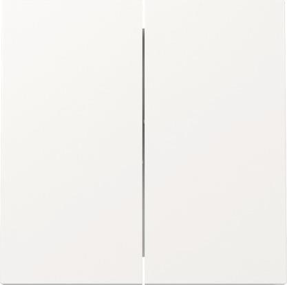GIRA 329570 Wippe 2f Flächenschalter Reinweiß