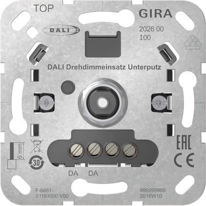 GIRA 202600 DALI Drehdimmeins.UP Einsatz