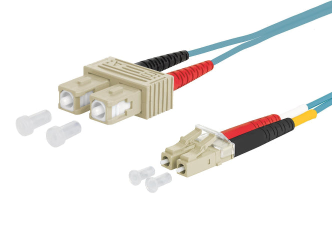 Metz OpDAT Patchkabel OM3 151J1EOJO20E SC-D/LC-D MM 2m aqua I-V(ZN)H 50/125