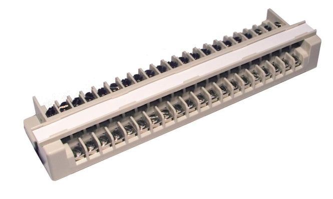 CobiNet 102050 DIN-Anschlussleiste 20DA Schraub-/ Schraubanschluss Bef.maß:170mm