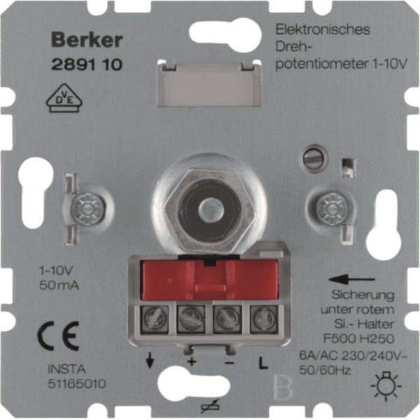 BER UP Elektronisches Drehpoten- 289110 tiometer 1-10V mit Softrastung