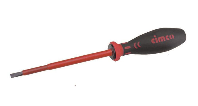 Cimco VDE-Schraubendreher 2,5x0,4x75mm Elektriker 117701