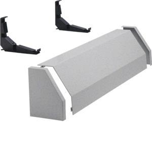 Hager Kabelrangierkanal 2feldig FZ352 RAL7035 zur Wandmontage