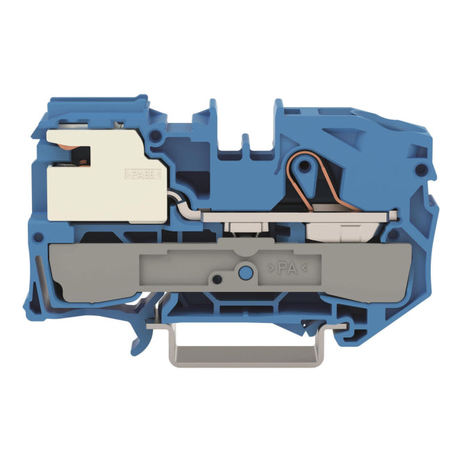 WAGO 2016-7114 1-Leiter-N-Trennklemme,16 mm²,Push-in CAGE CLAMP ,blau