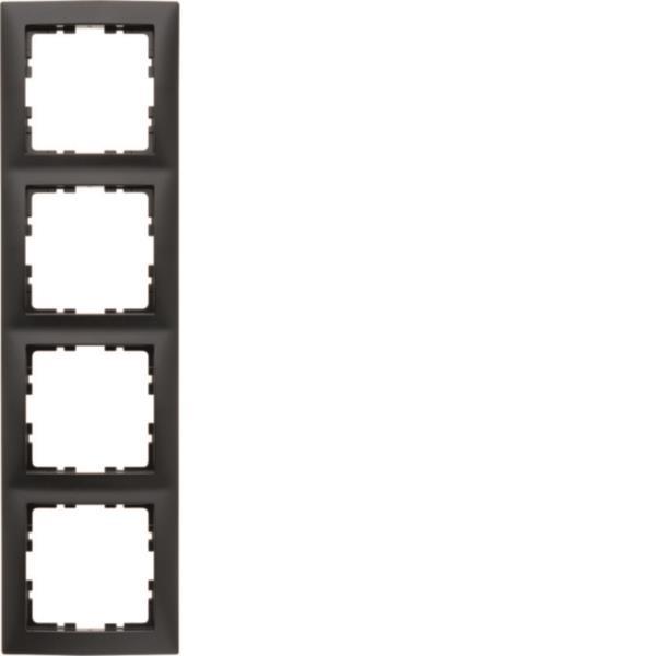 Berker Rahmen 4fach S.1 10149949 anthrazit matt