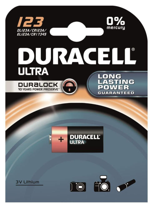 DURA Photo-Lithium Batterie Ultra 110281 CR123A ***Blister a 1 Stück***