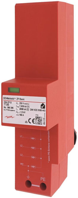 DEHN Kombiableiter Typ 1+2 DSHZPBTT255 DEHNshield Basic 900396