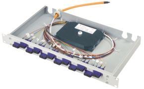 TG 19" 1HE LWL Spleissbox H02030H9008 Basis eco 6xSC-D+12xSC Pigt50/125 OM4