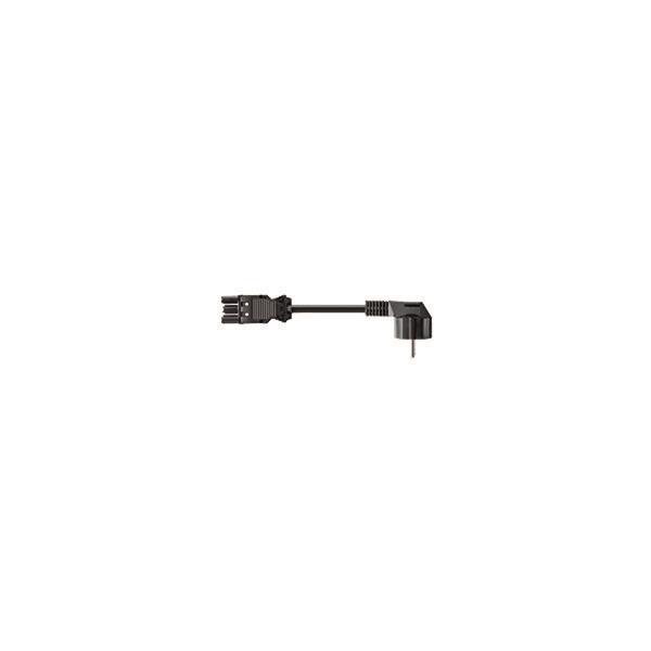 Bachmann Gerätezuleitung Schuko 375.075 GST18 2m schwarz