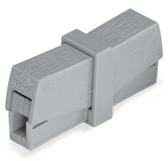 WAGO 224-201 Service-Klemme,Drücker beidseitig