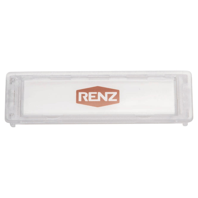 RENZ Namensschild 92 97-9-82016 75x22mm transparent