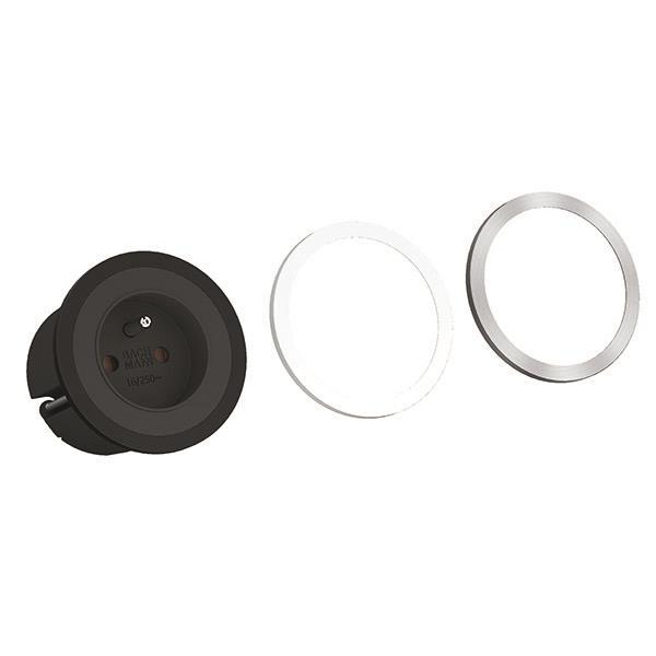 Bachmann PIX 1xSchuko sw 2,0m 926.001 AEH