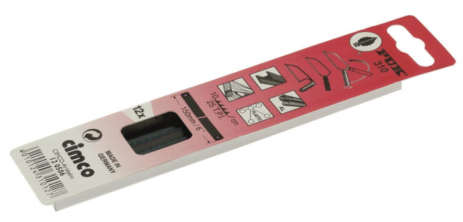 Cimco Sägeblatt 150 Zahnung 1,0mm 120506 12 Stück - 1 VPE