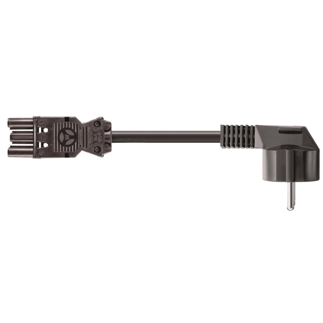 Bachmann Gerätezuleitung Schuko 375.003 GST18 3m schwarz