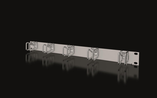 Rittal Rangierpanel 1HE DK 7257200 RAL7035 m.5 Metall-Rangierbügel 40x50mm