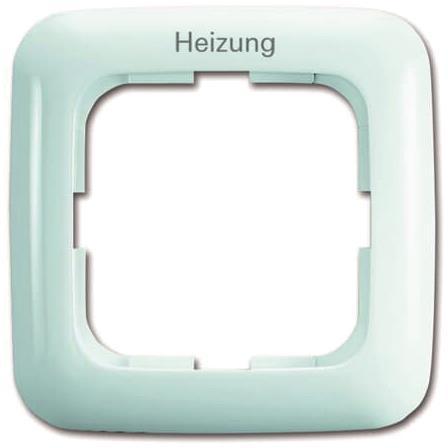 BJ Reflex SI Rahmen 2511JH-214 1fach Heizung-Notschalter alpinweiss