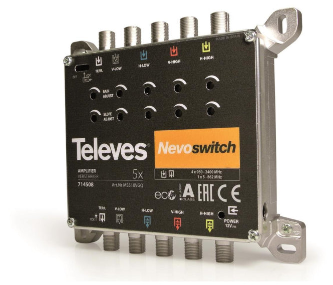 Televes 5-fach Verstärker MS510VGQ 5-15dB f.NEVO