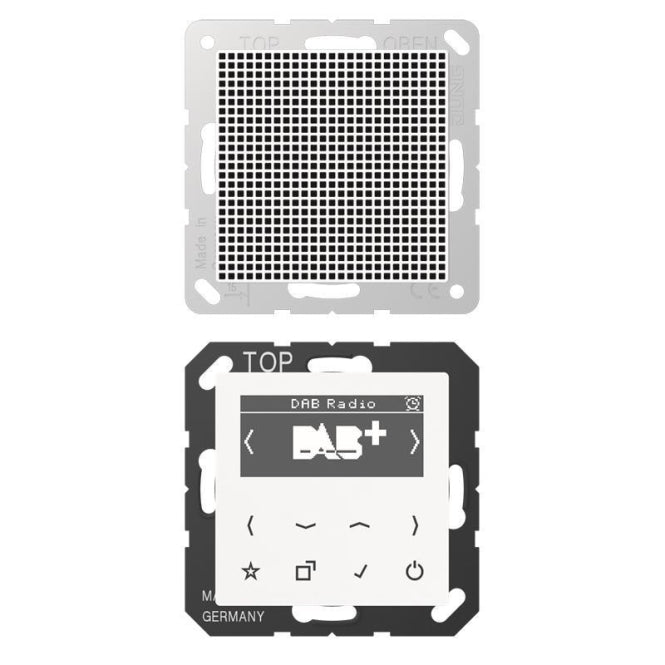 Jung Smart Radio DAB+Set Mono DABA1WW alpinweiß