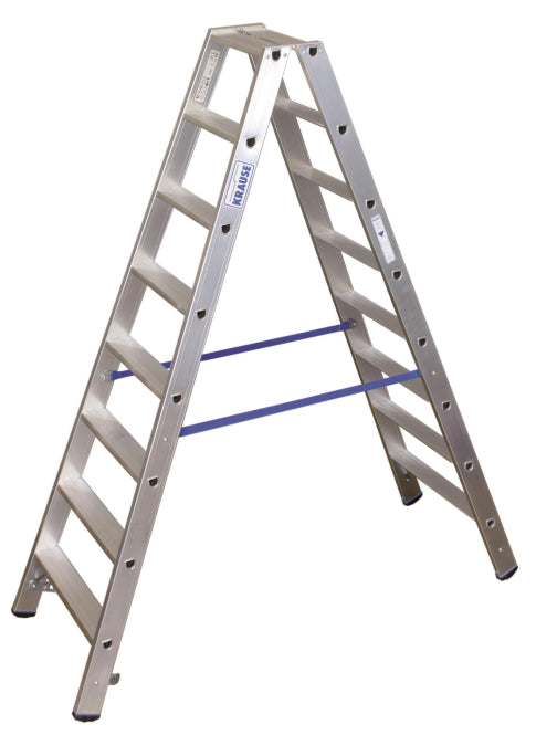 Krause Stufen-Doppelleiter Alu 2x8 Stufen 124760