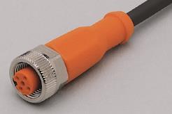 IFM Kabeldose gerade M12 5-polig EVC001 AC/DC silikon/-halogenfrei, Kontakte