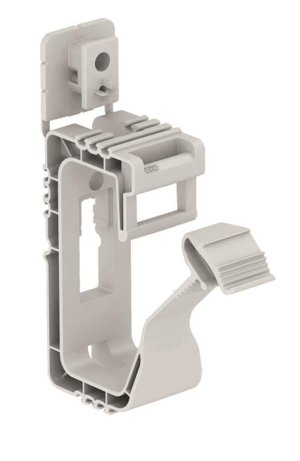 OBO 2031 20 Grip-Sammelhalterung 20x NYM3x1,5 PP lichtgrau RAL7035 2205404