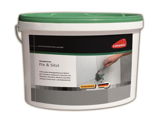 ORTH Casonic Montagezement 7KG 1362 Eimer Fix & Sitzt