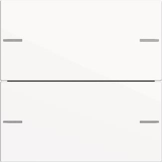 GIRA 575203 Wippenset 2fach Tastsensor4 System 55 Reinweiß glänzend