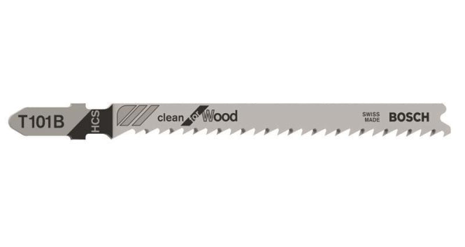 Bosch Stichsägeblatt Holz T101B 100mm 5er-Pack 2608630030