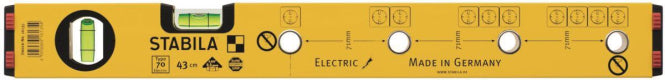 Stabila Eletriker Wasser-Waage 43cm Type 70 Electric 16135