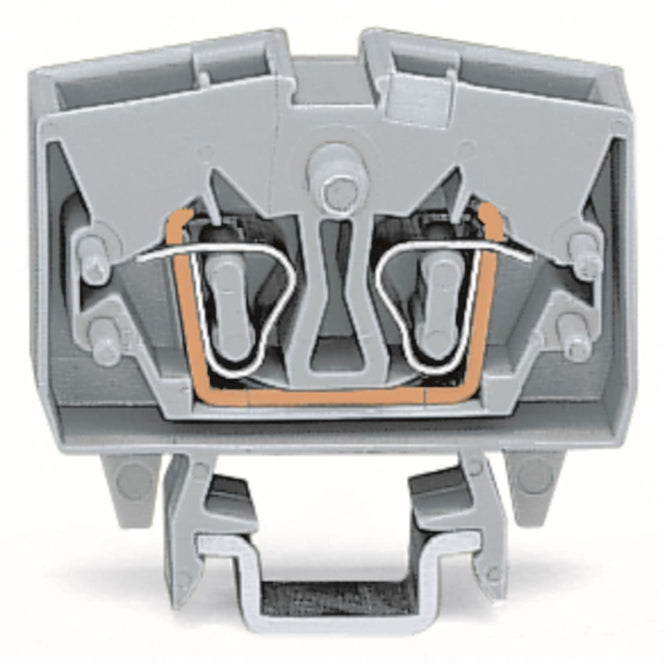 WAGO 264-701 2-Leiter-Mini-Durchgangs- klemme,2,5 mm²,mit Prüfmöglichkeit