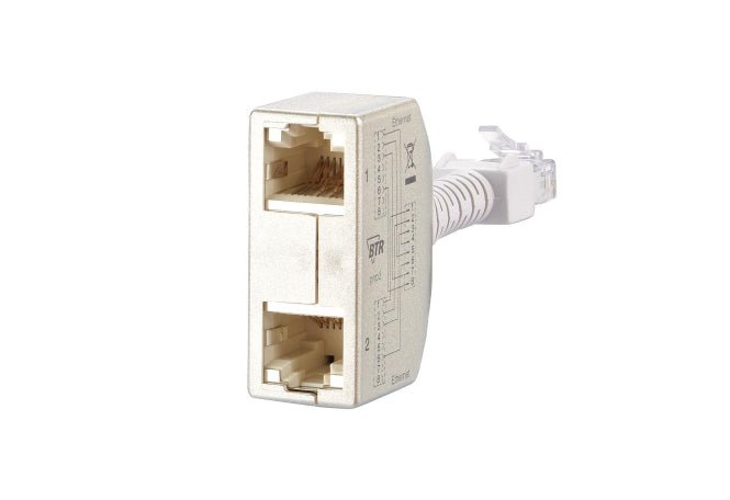 Metz Cable Sharing Adapter 130548-03-E Ethernet/Ethernet Set=2 Stück PNP3