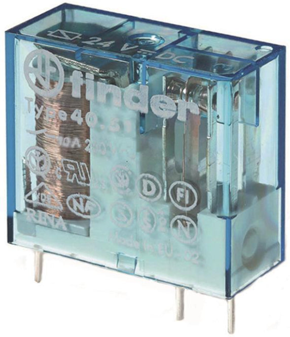Finder Steck-/Printrelais 40.51.9.024.0000 1W 12A 24VDC